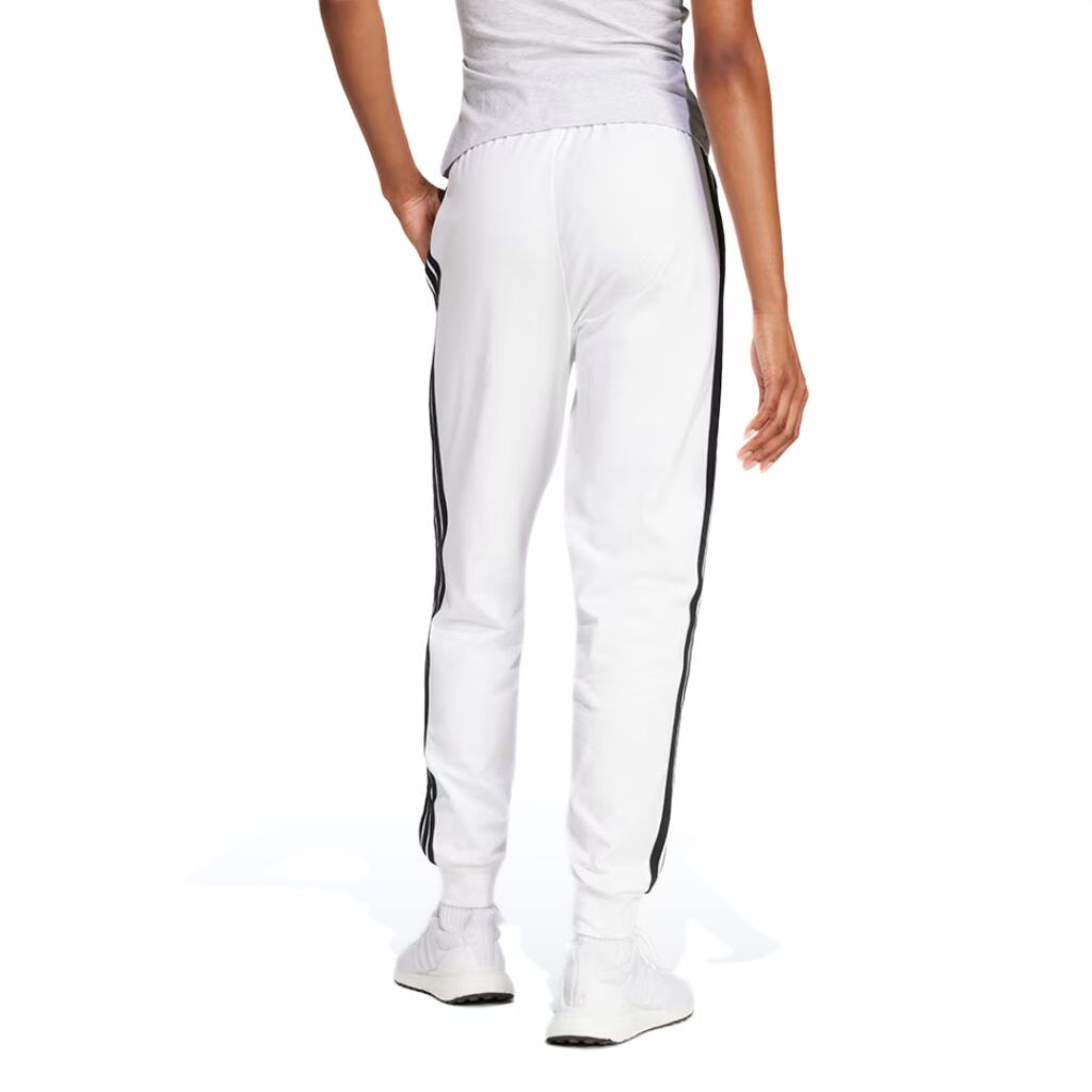 Adidas Pantaloni Essentials 3-Stripes - White/Black - immagine 4