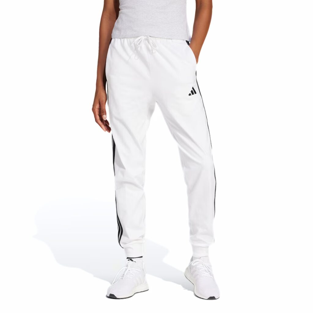 Adidas Pantaloni Essentials 3-Stripes - White/Black