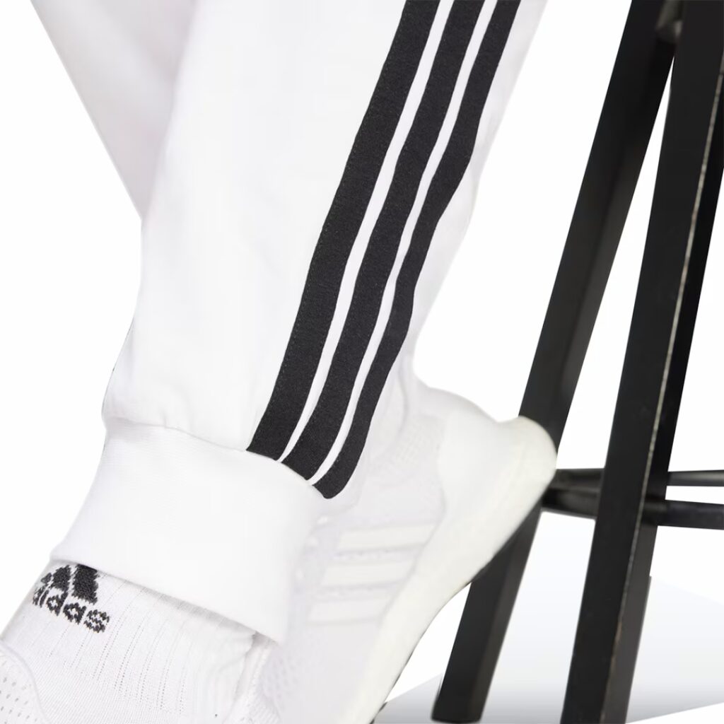 Adidas Pantaloni Essentials 3-Stripes - White/Black - immagine 5