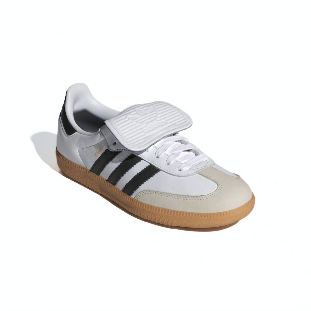 Adidas Samba LT - Cloud White/Core Black/Gold Metallic - immagine 2