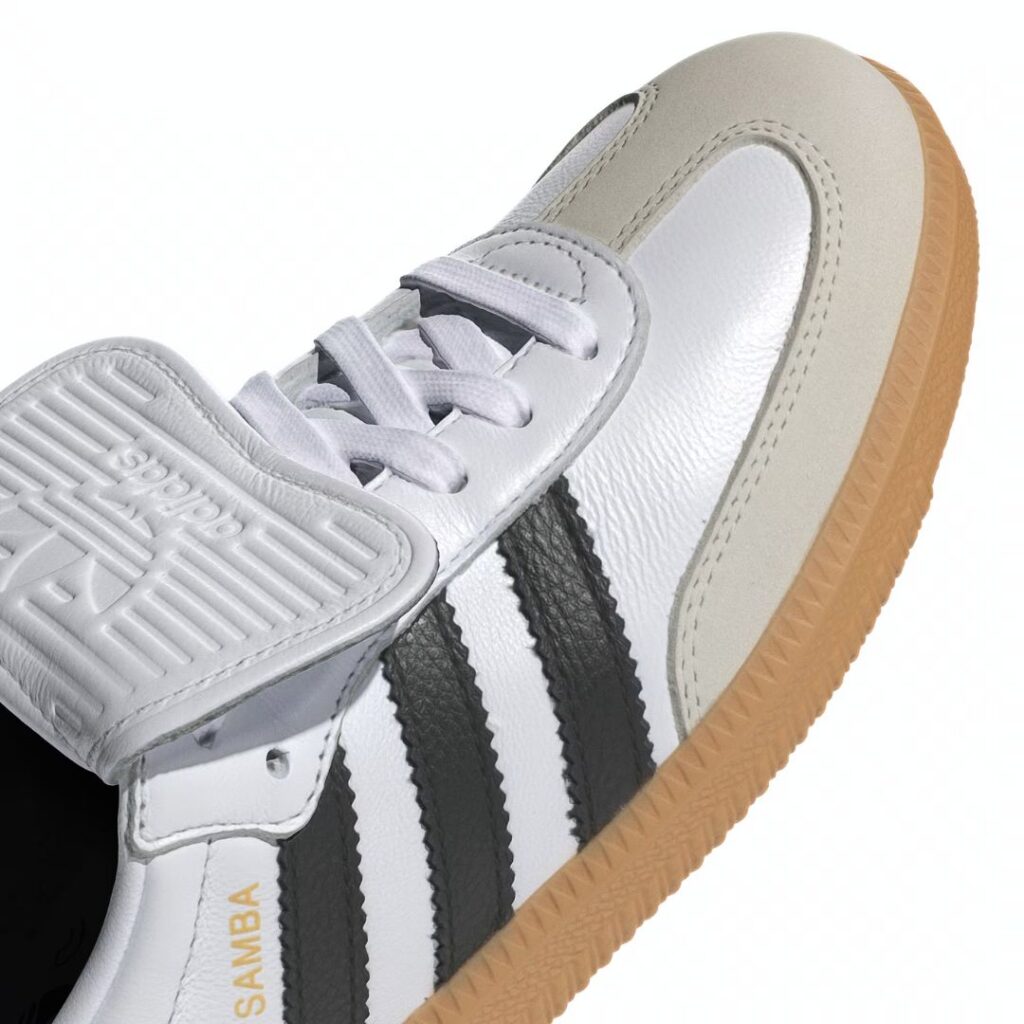 Adidas Samba LT - Cloud White/Core Black/Gold Metallic - immagine 4