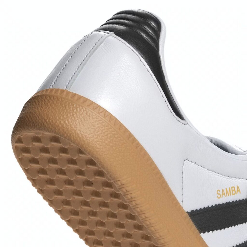 Adidas Samba LT - Cloud White/Core Black/Gold Metallic - immagine 5