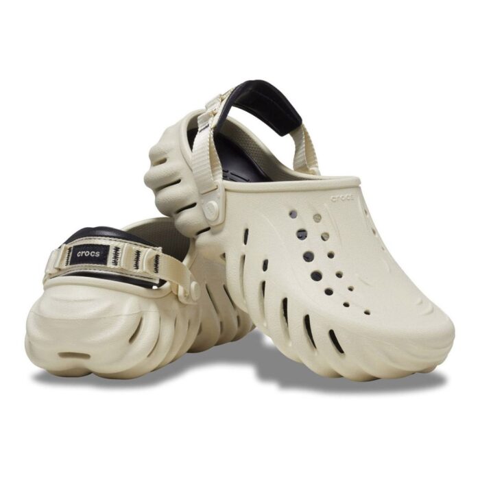 Crocs Echo Clog -  Bone/Black