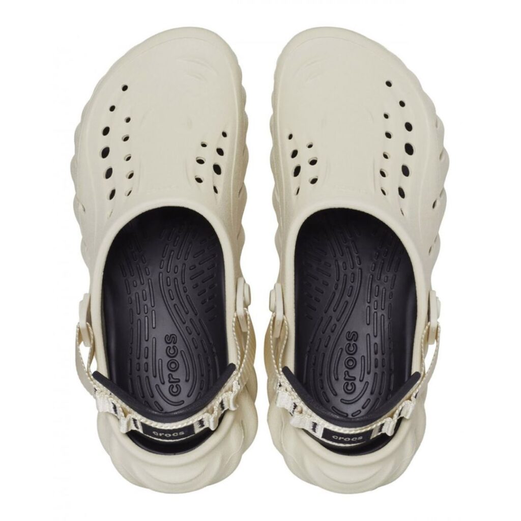 Crocs Echo Clog -  Bone/Black - immagine 3