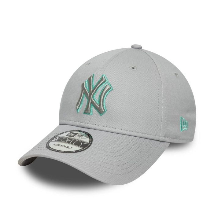 New Era Cappello New York Yankees Team Outline - Grey/Turquoise