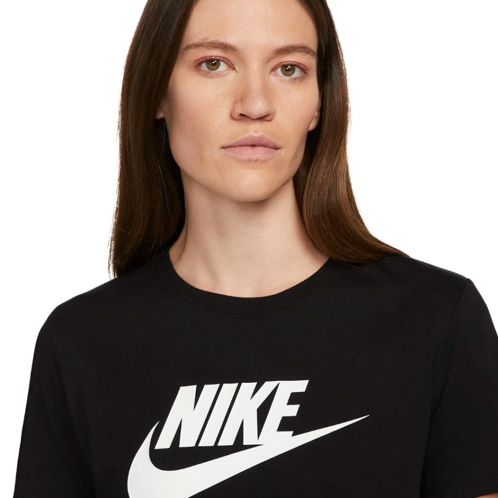Nike Sportswear Essentials T-shirt Con Logo - Black/White - immagine 3