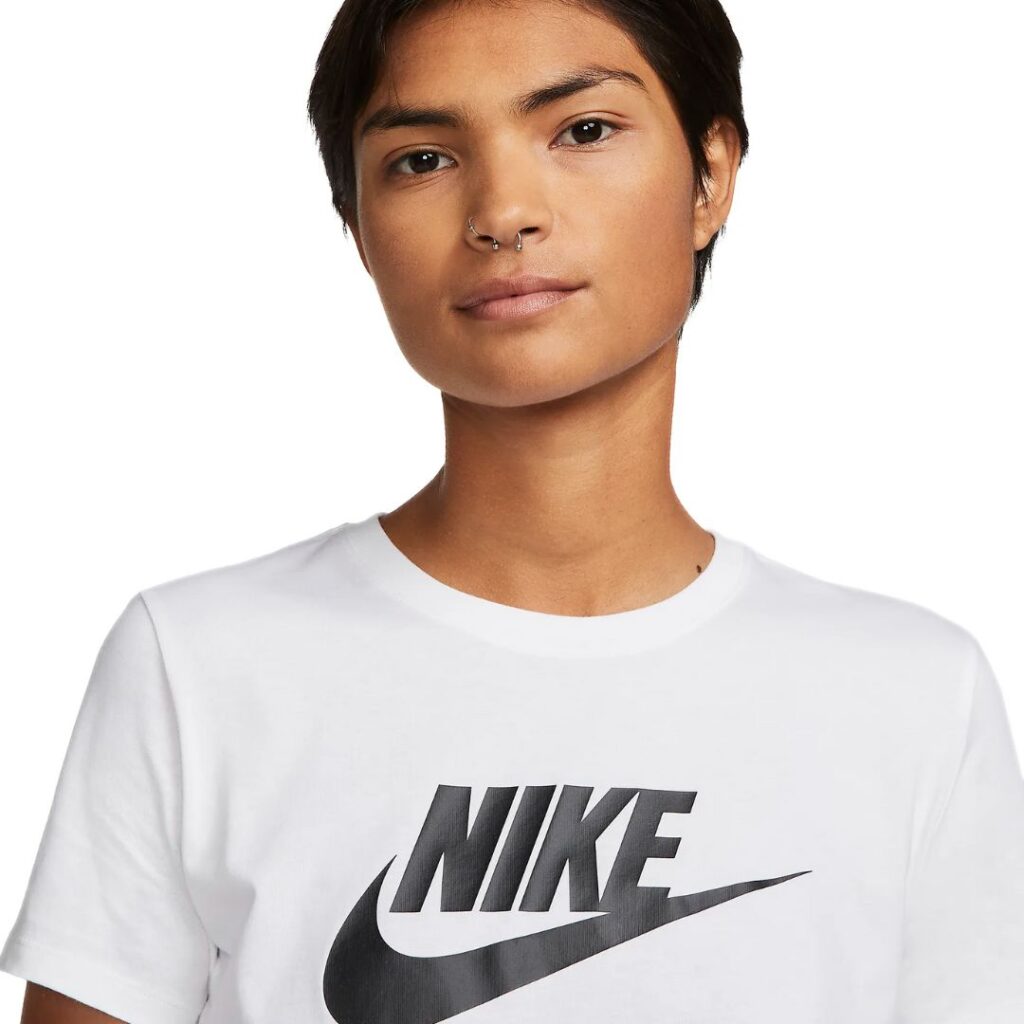 Nike Sportswear Essentials T-shirt Con Logo - White/Black - immagine 3