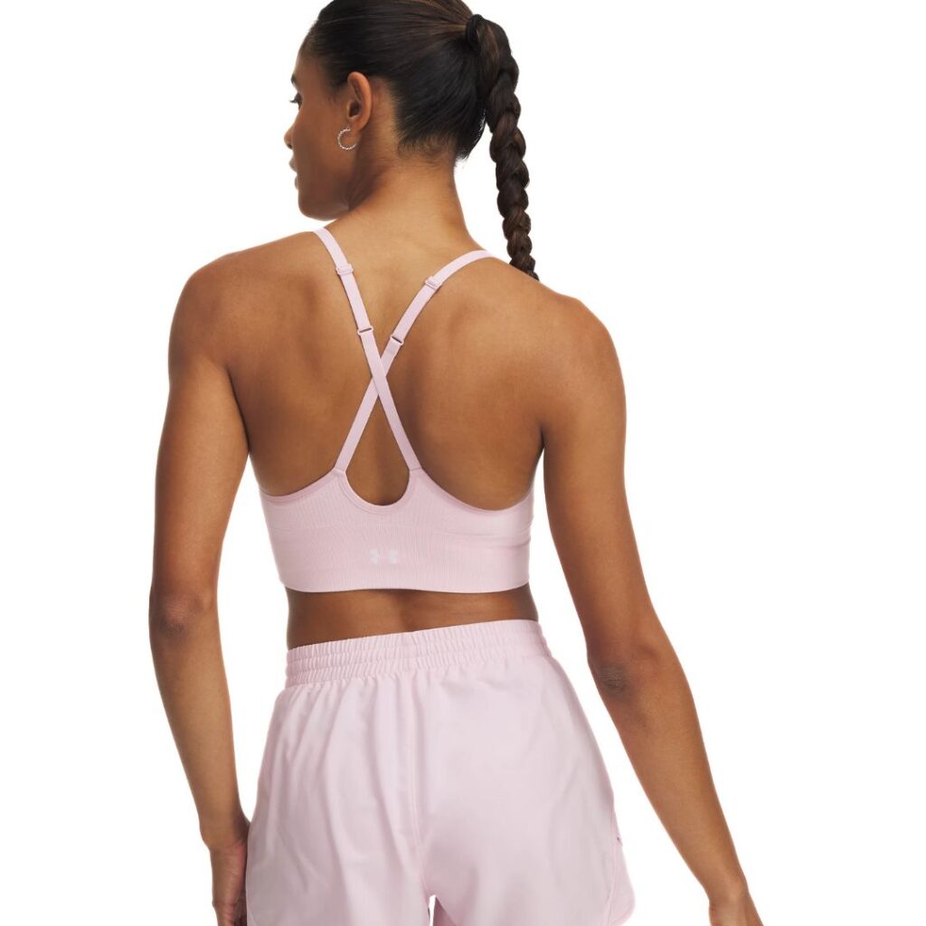 Under Armour Reggiseno Sportivo Vanish Seamless Low - Prime Pink - immagine 2