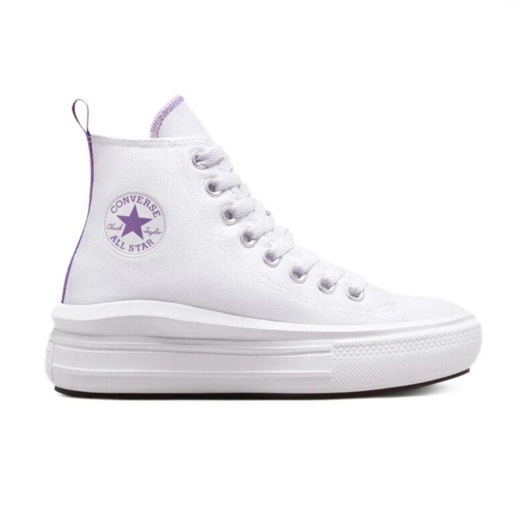 Converse Chuck Taylor All Star Move J - White/Pixel Purple