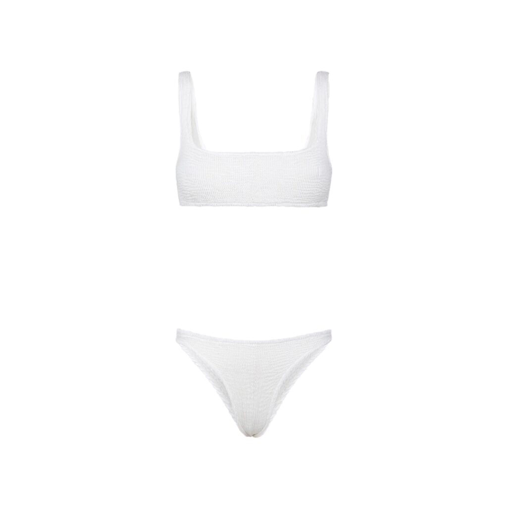 F**K Bikini Donna Top con Slip Fisso - White - immagine 4