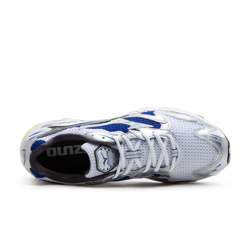 Mizuno Wave Rider 10 - White/Silver/Blue - immagine 5