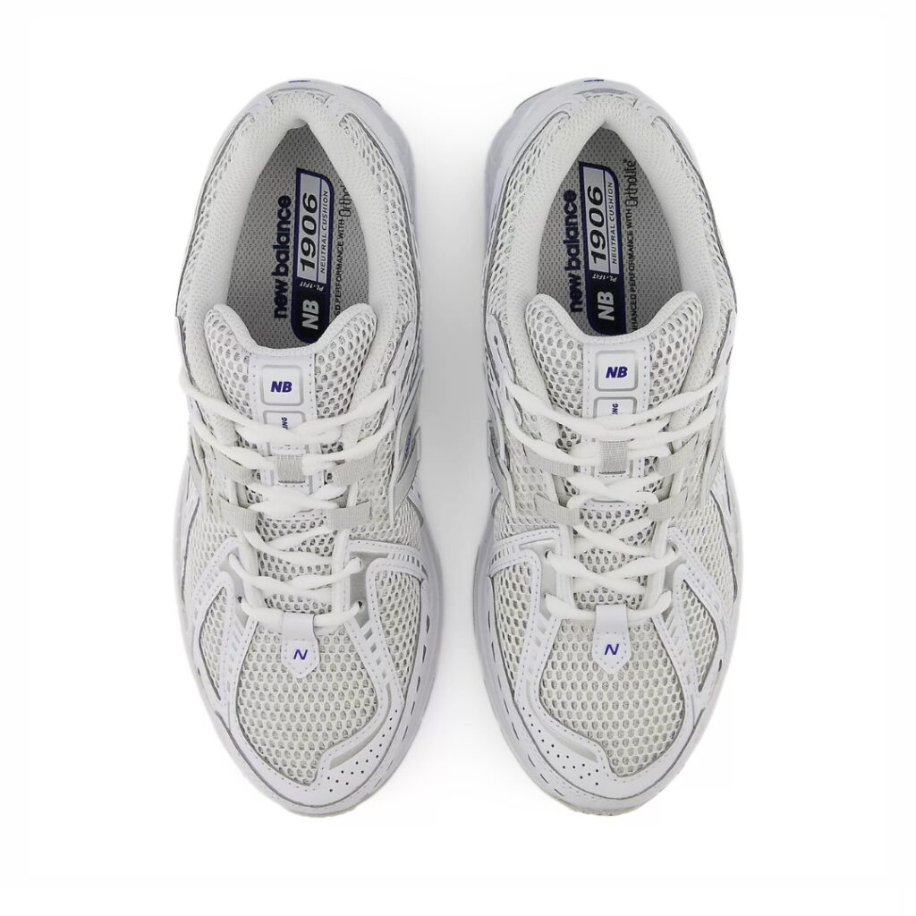 New Balance 1906 - White/Team Royal/Silver Metallic - immagine 4