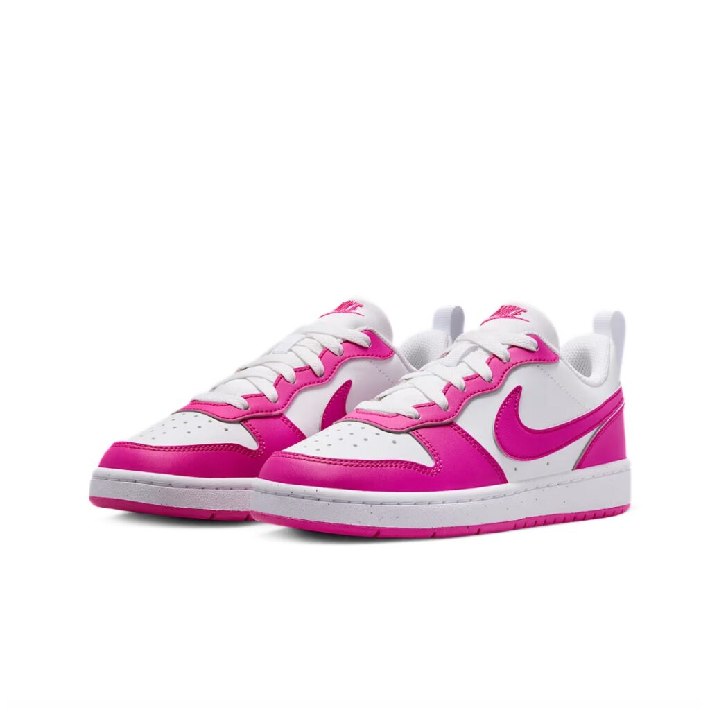 Nike Court Borough Low Recraft - White/Laser Fuchsia