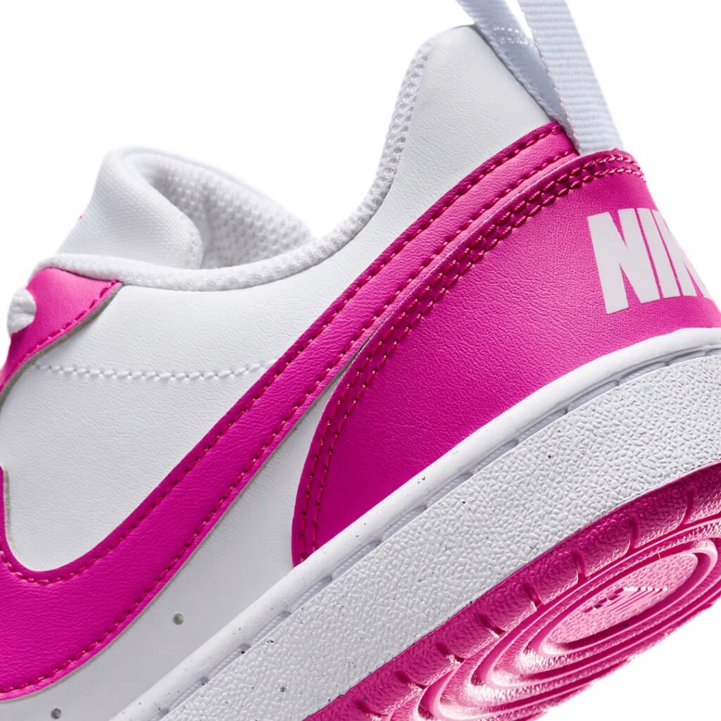 Nike Court Borough Low Recraft - White/Laser Fuchsia - immagine 4