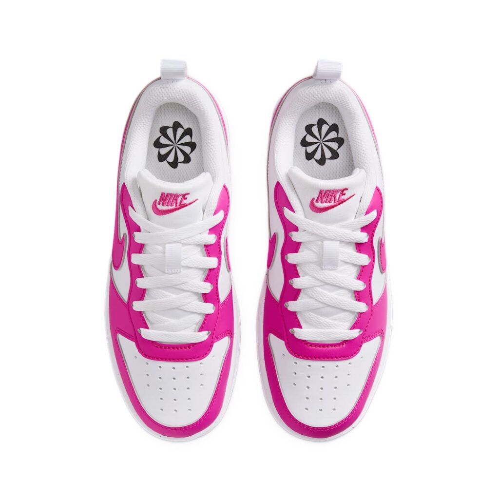 Nike Court Borough Low Recraft - White/Laser Fuchsia - immagine 6