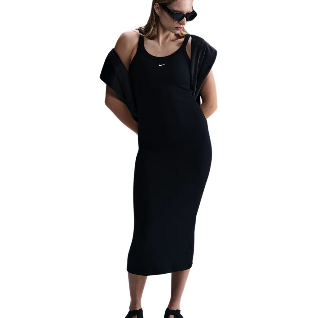 Nike Sportswear Chill Knit Abito Aderente - Black