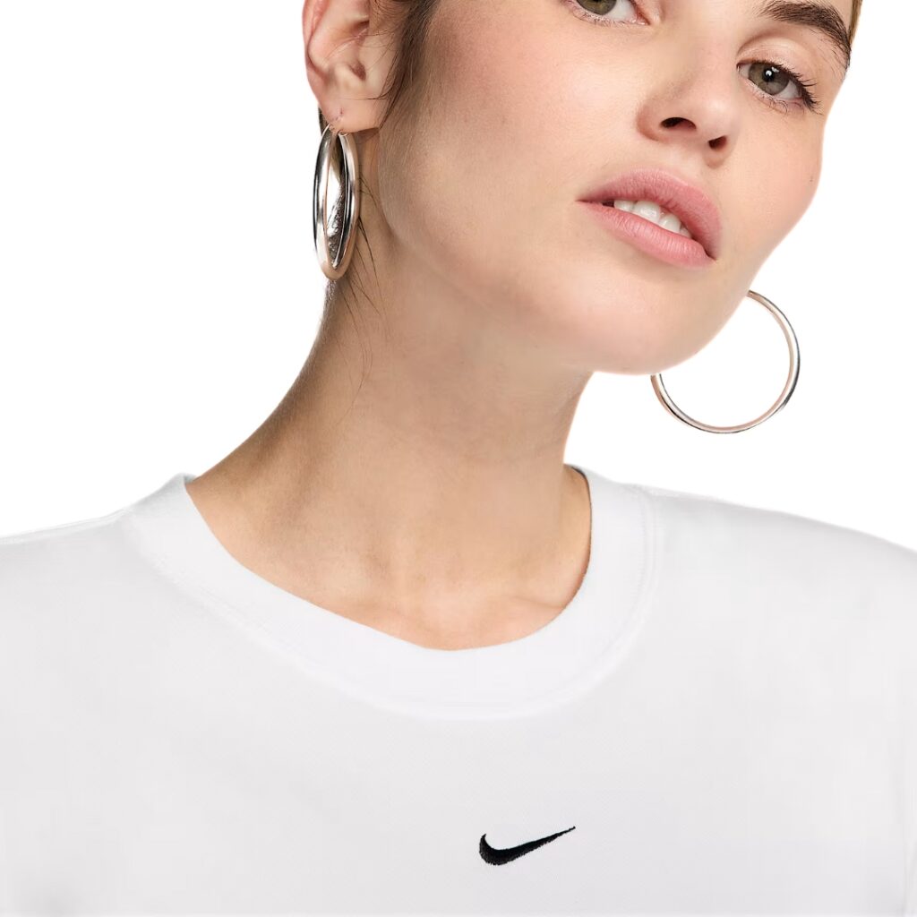 Nike Sportswear Chill Knit T-shirt - White/Black - immagine 3