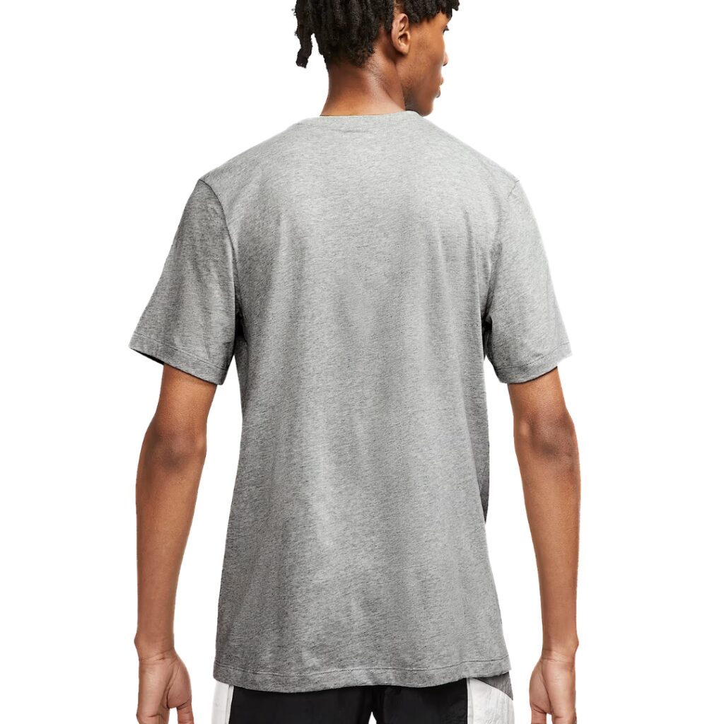 Nike Sportswear Club T-Shirt - Dark Grey Heather/Black - immagine 4