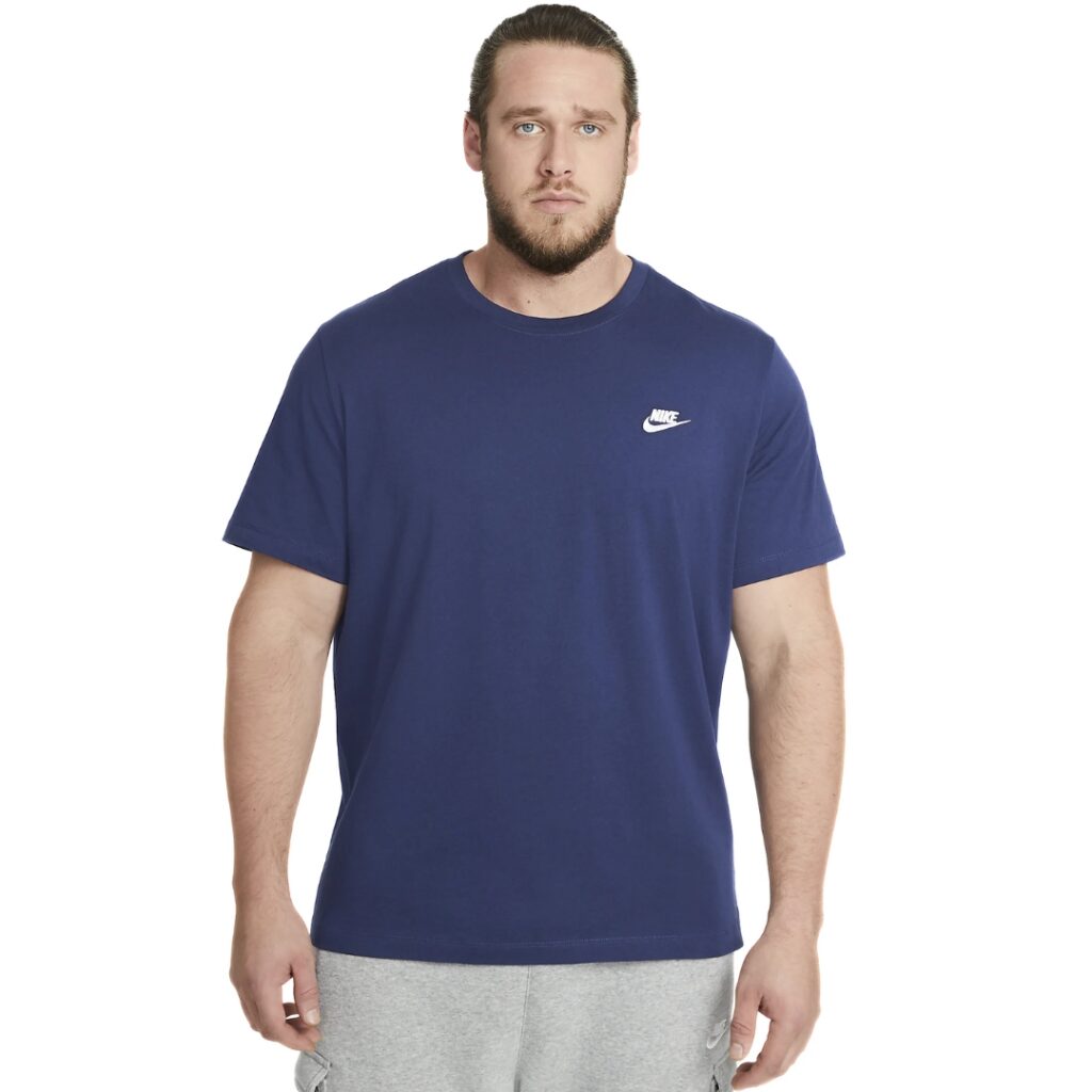 Nike Sportswear Club T-Shirt - Midnight Navy/White - immagine 3