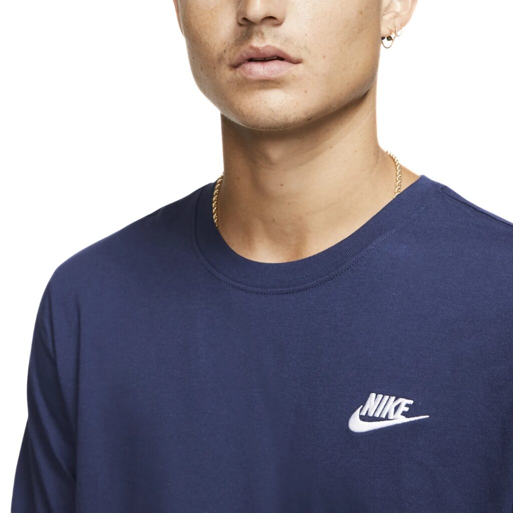 Nike Sportswear Club T-Shirt - Midnight Navy/White - immagine 2