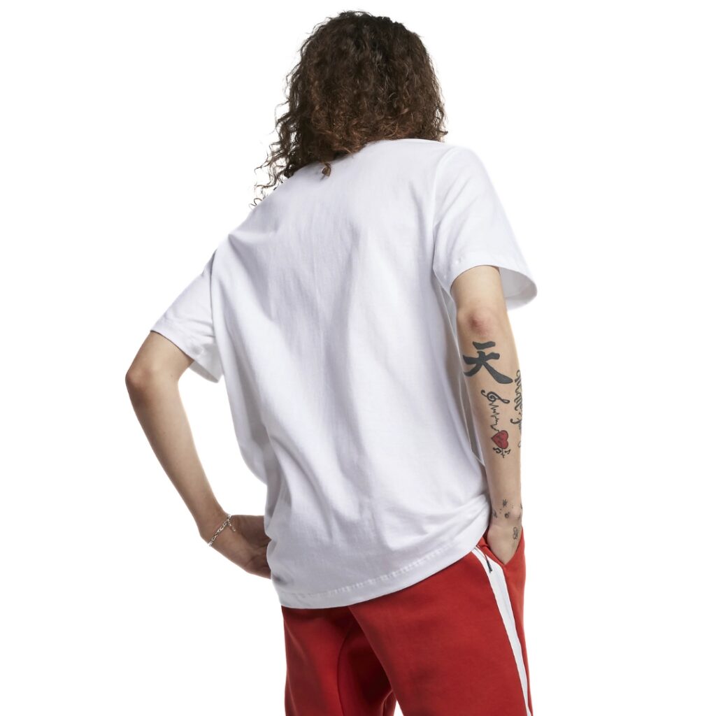 Nike Sportswear Club T-Shirt - White/Black - immagine 3
