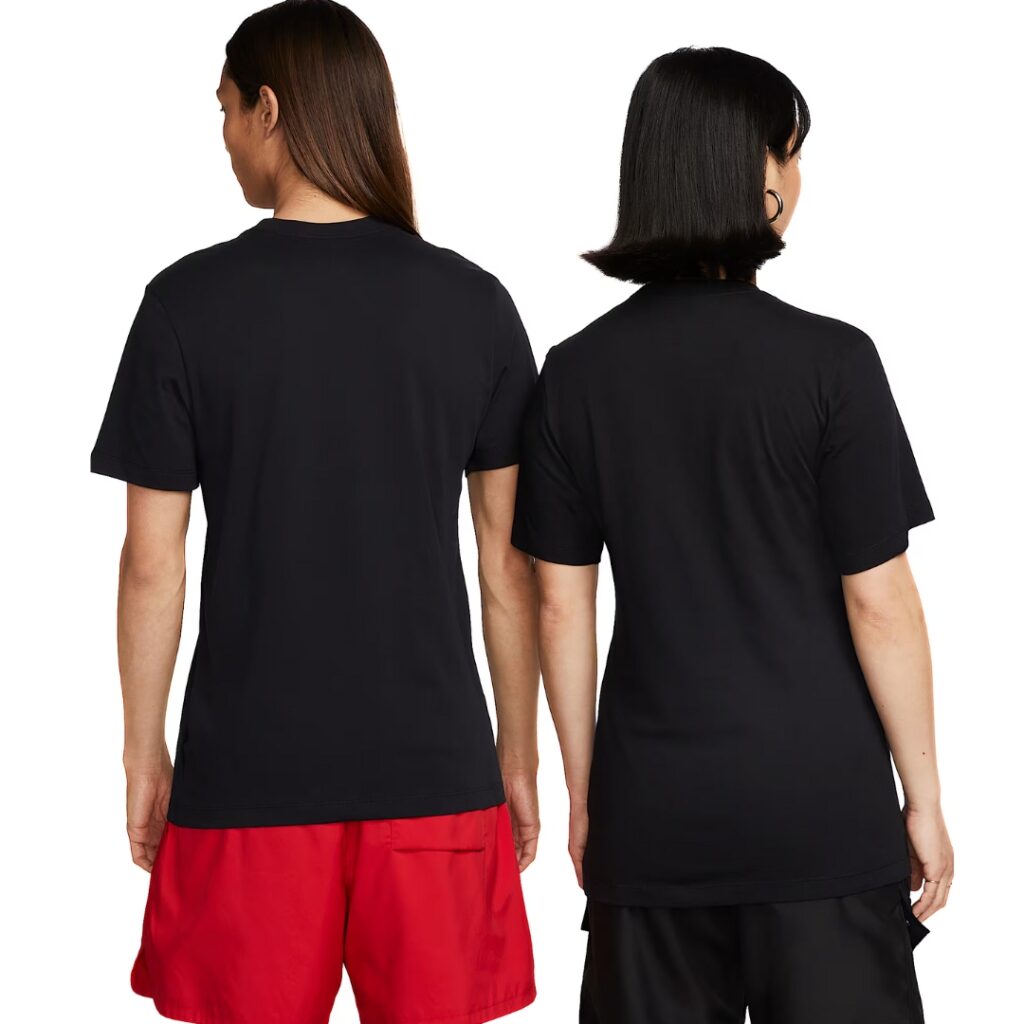 Nike T-shirt Sportwear Club - Black/White - immagine 2