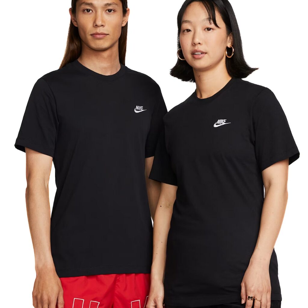Nike T-shirt Sportwear Club - Black/White