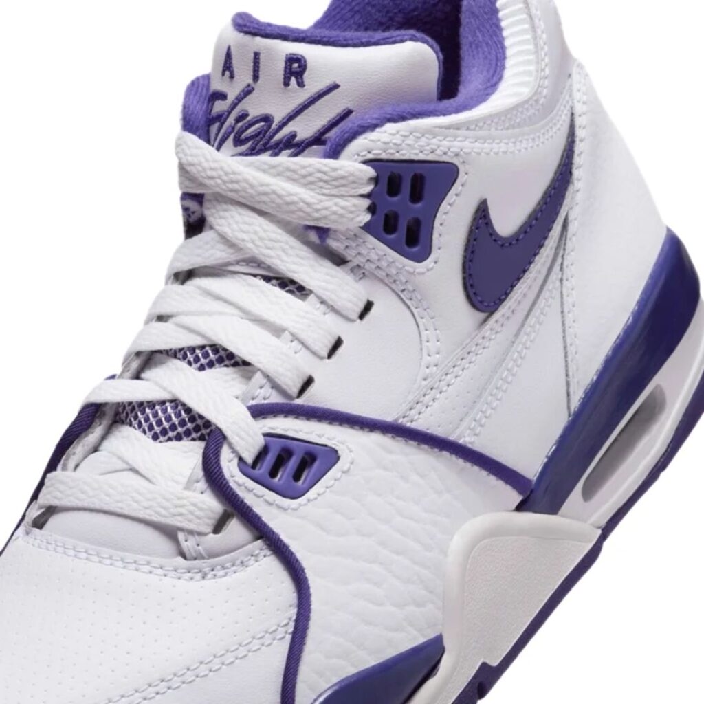 Nike Air Flight 89 (gs) - White/Court Purple - immagine 3