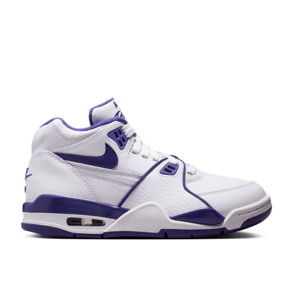 Nike Air Flight 89 (gs) - White/Court Purple - immagine 2