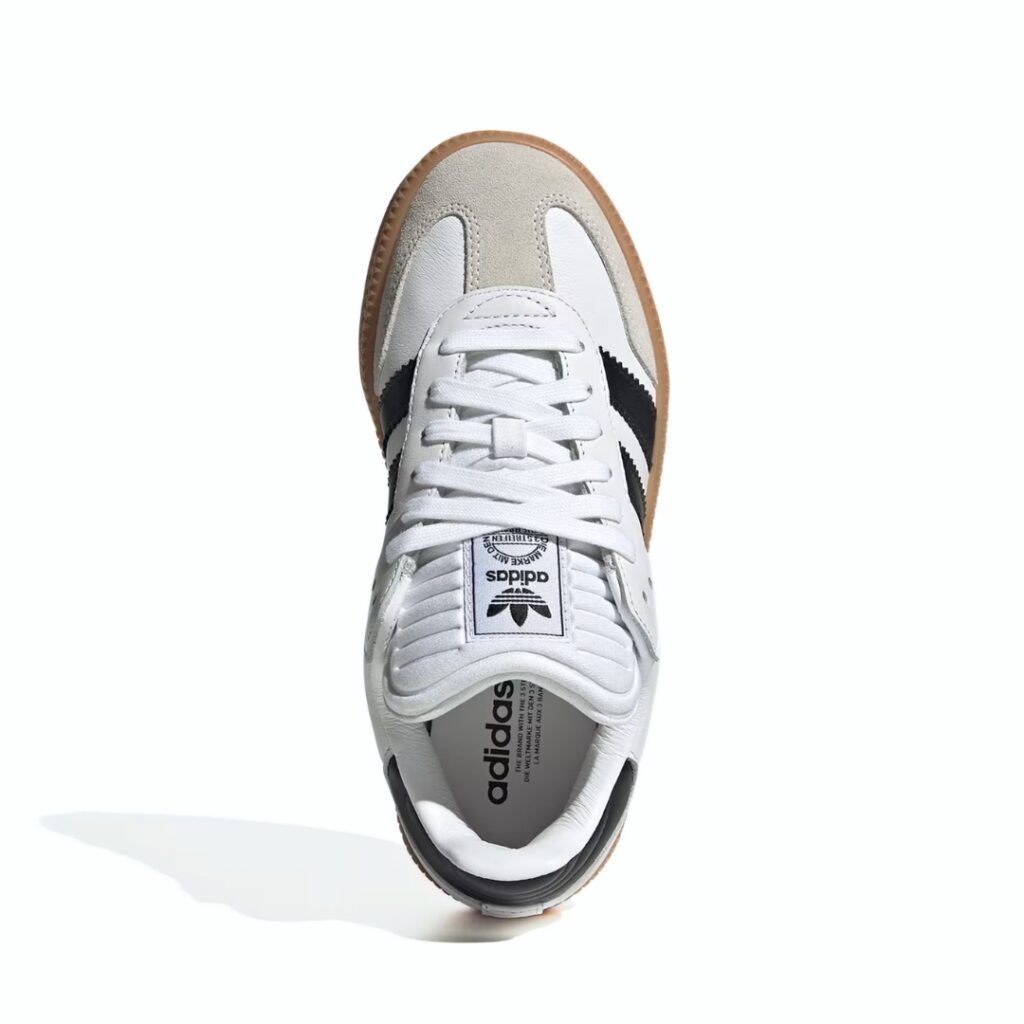 Adidas Samba XLG J - Cloud White/Core Black/Gum - immagine 4