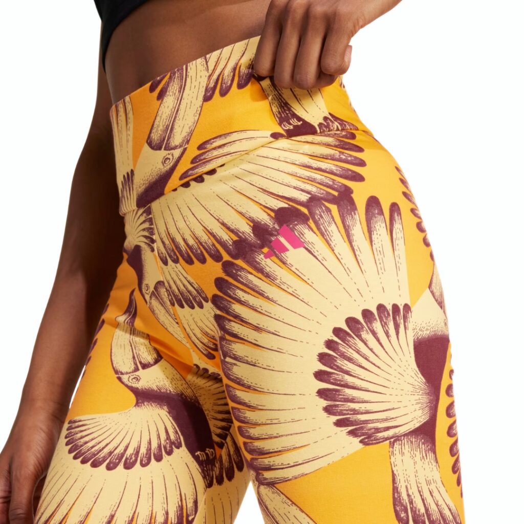 Adidas x Farm Rio Bike Short - Semi Spark/Bright Orange/Shadow Red - immagine 2