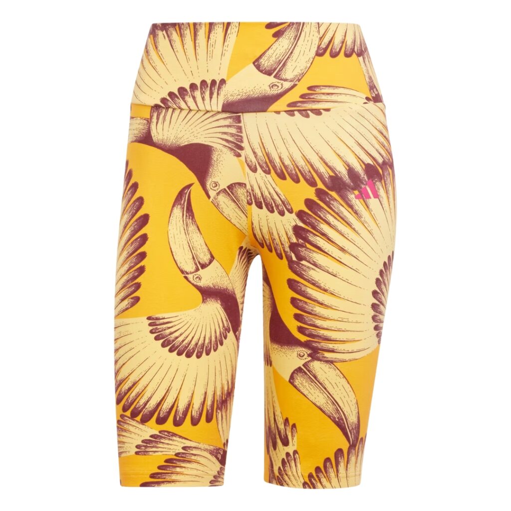 Adidas x Farm Rio Bike Short - Semi Spark/Bright Orange/Shadow Red - immagine 6