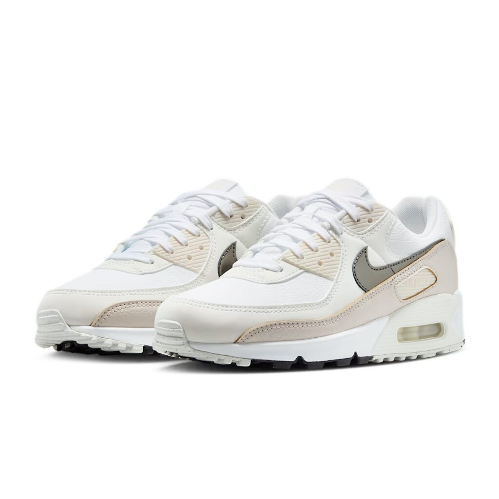 Nike Air Max 90 - White/Light Orewood Brown/Flat Pewter