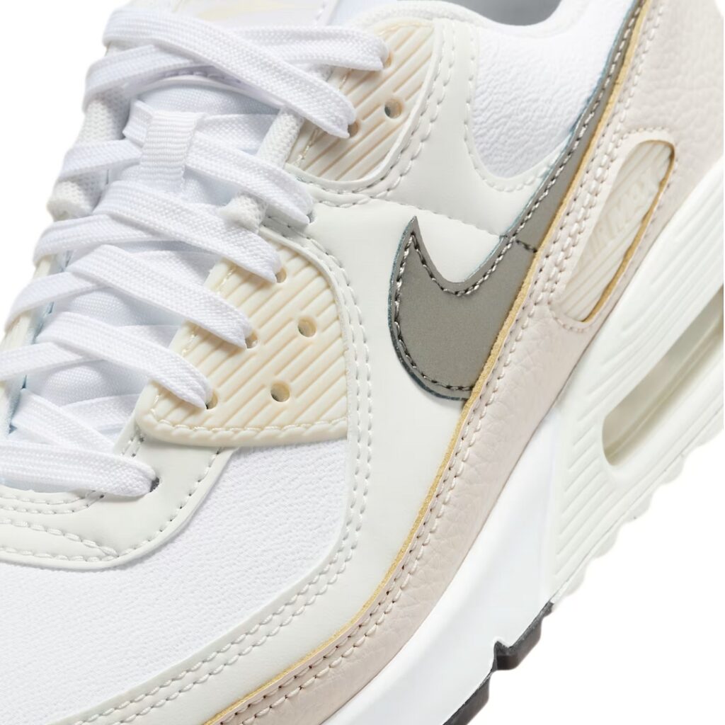 Nike Air Max 90 - White/Light Orewood Brown/Flat Pewter - immagine 2