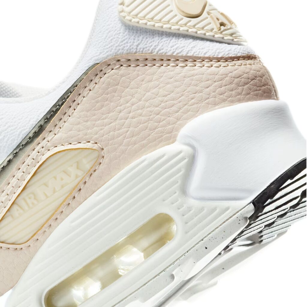 Nike Air Max 90 - White/Light Orewood Brown/Flat Pewter - immagine 4