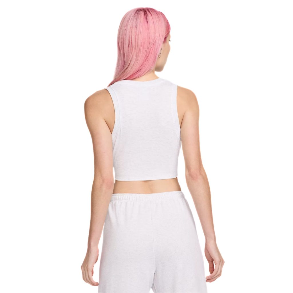 Nike Sportswear Canotta Crop Aderente - Birch Heather/Light Orewood Brown - immagine 3