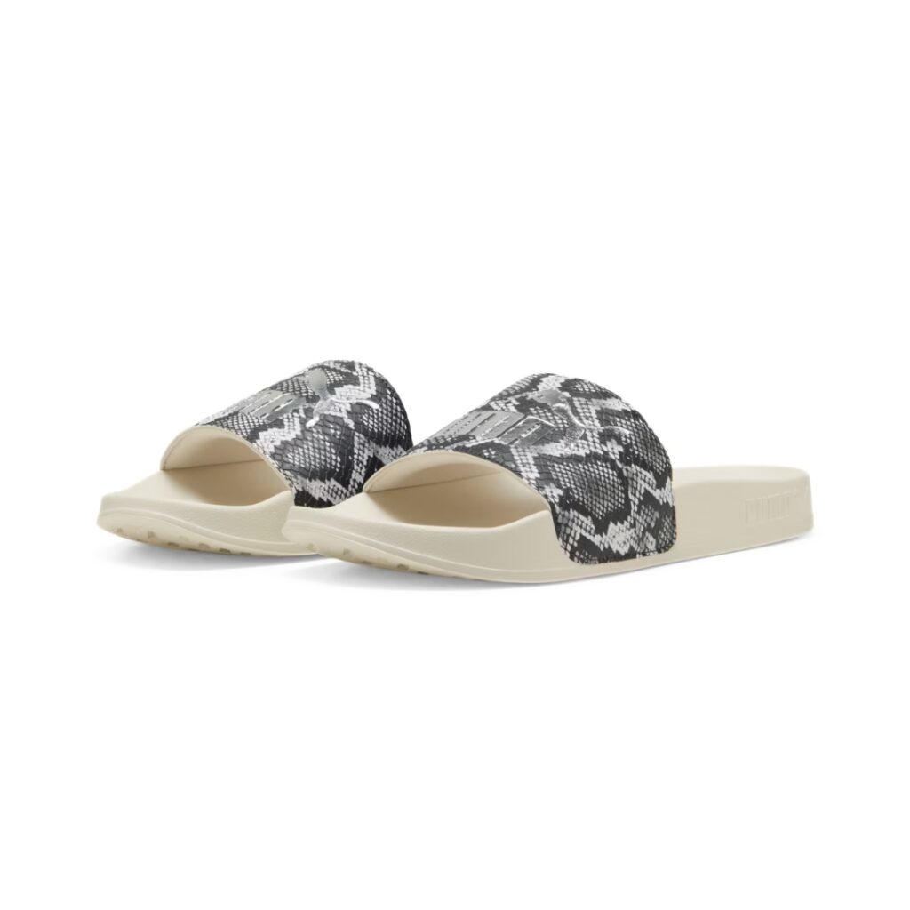 Puma Ciabatte Leadcat 2.0 Snake Chic - Alpine Snow/Aged Silver