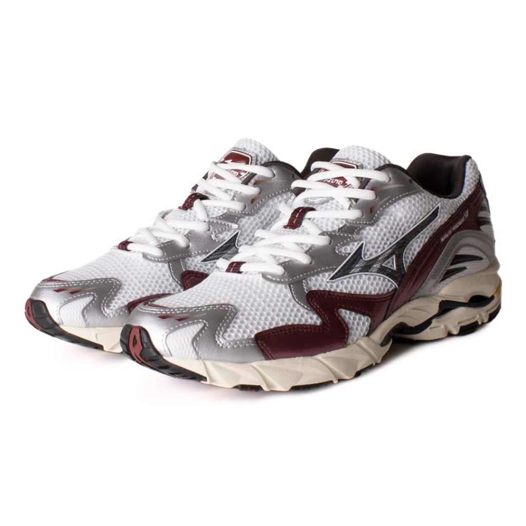 Mizuno Wave Rider 10 - White/Black Sand/Syrah