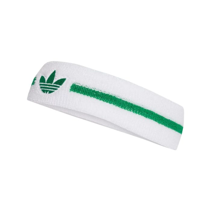 Adidas Fascia Per Capelli Ten Headband - White/Green
