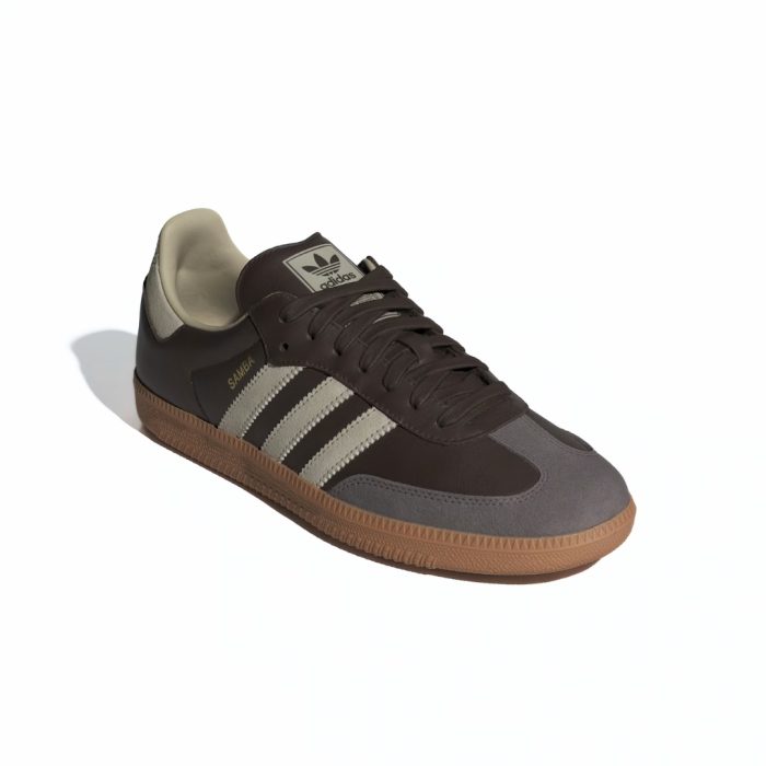 Adidas Samba OG - Brown / Putty Grey / Gold Metallic