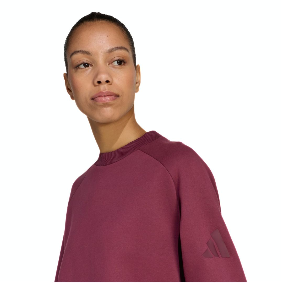 Adidas Felpa Soft Lux Winter Knit - Maroon - immagine 3