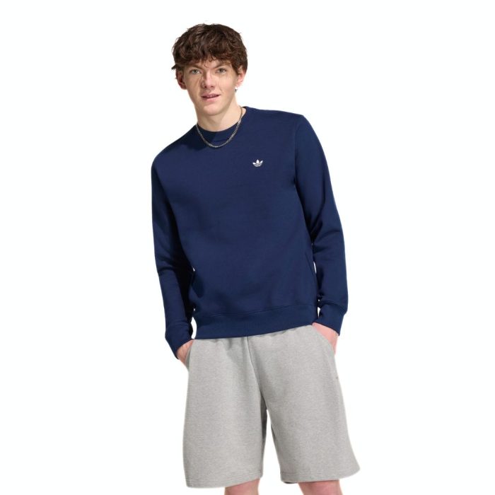 Adidas Felpa Trefoil Essentials - Blu