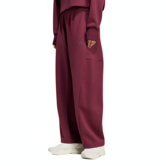 Adidas Pantaloni Barrel Soft Lux Winter Knit - Maroon
