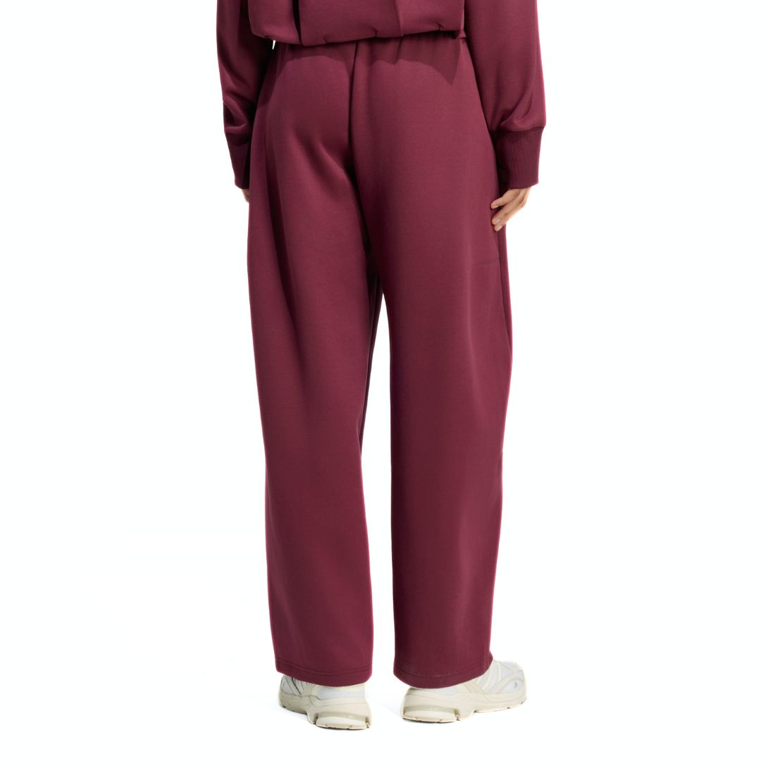 Adidas Pantaloni Barrel Soft Lux Winter Knit - Maroon - immagine 2