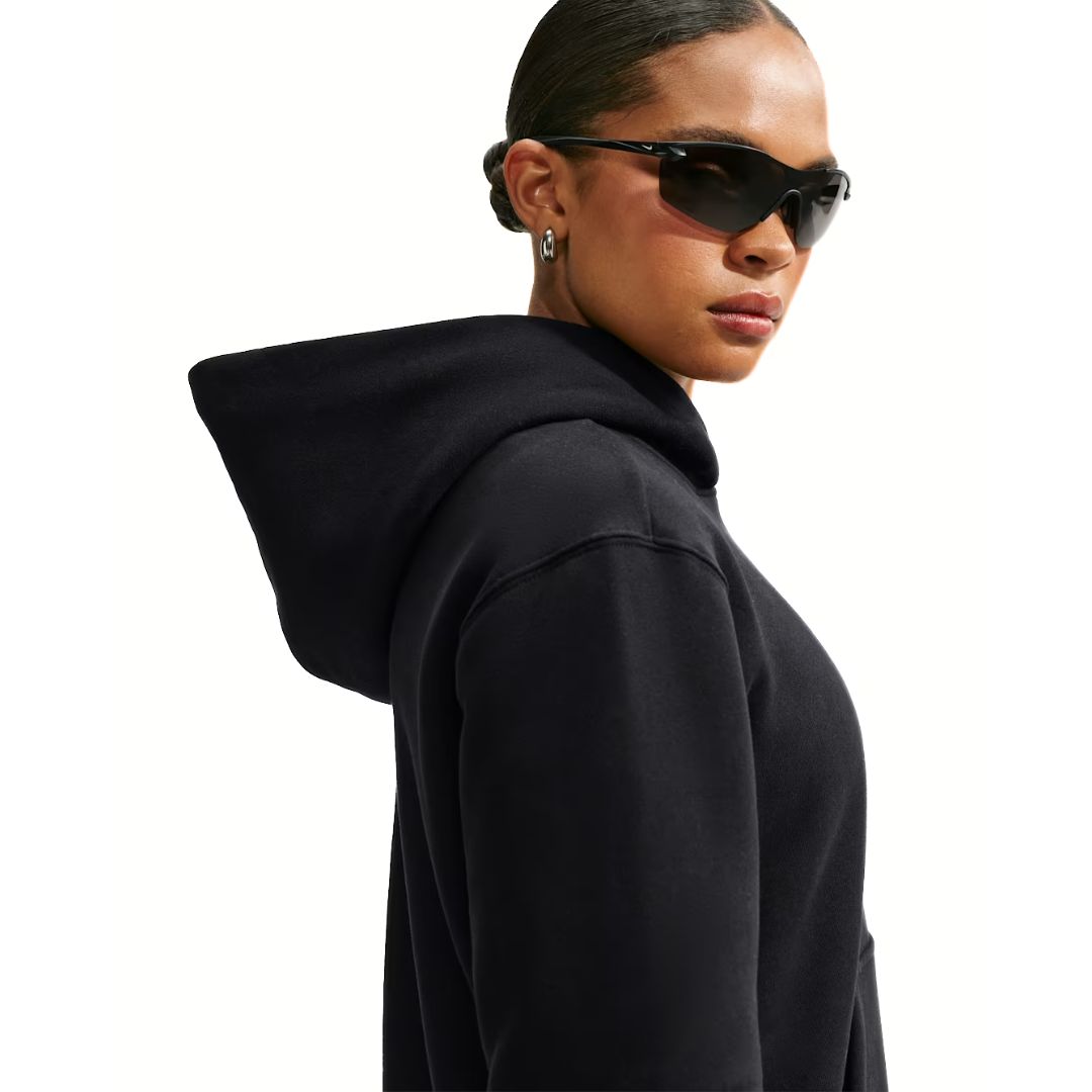 Nike Felpa Studio Fleece Medium Weight - Black - immagine 2