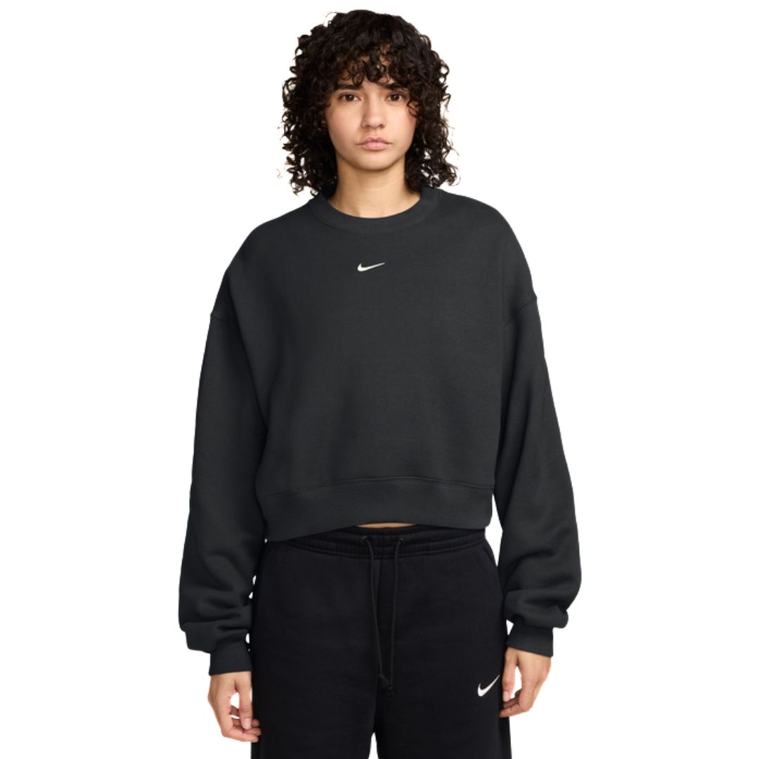 Nike Felpa Studio Fleece Oversize - Black