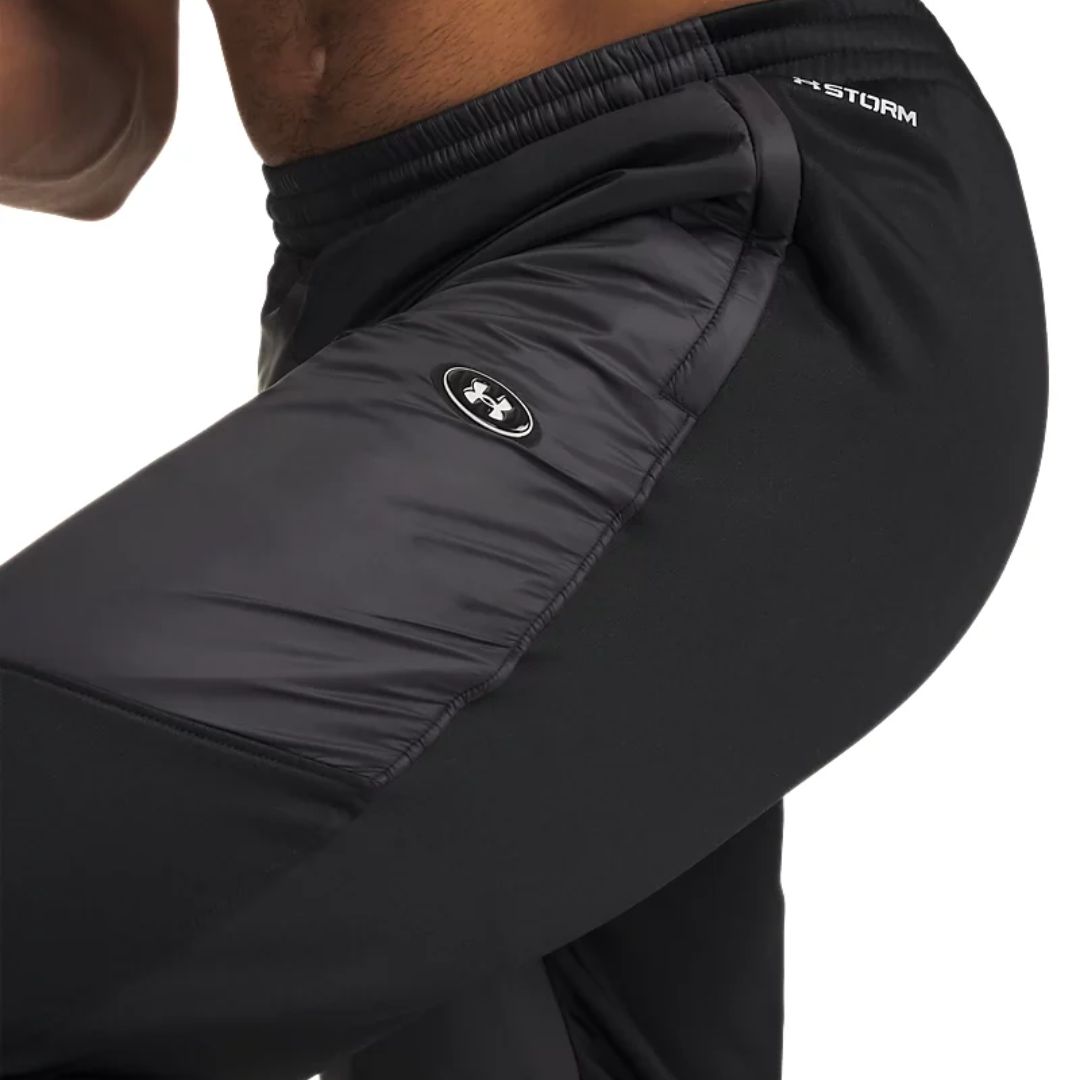 Under Armour Pantalone Fleece® Utility - Black - immagine 3